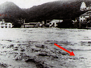 稲生沢川洪水(昭和51年7月)の写真