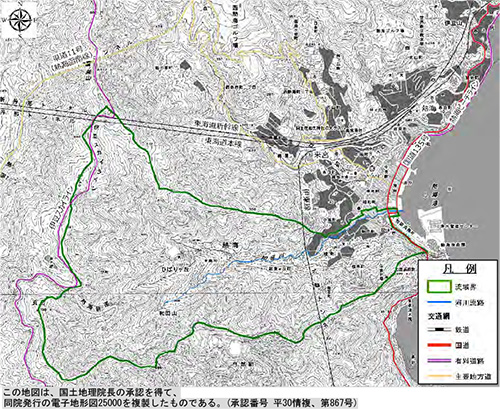 流域における主要な交通