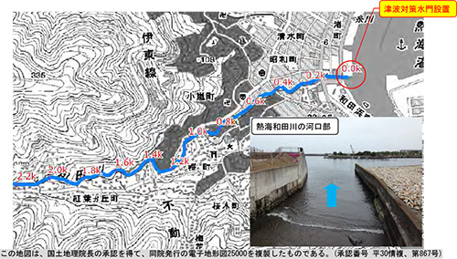 津波対策水門の設置箇所