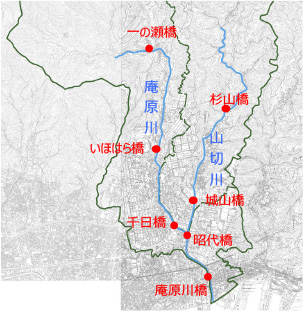 水質調査地点図