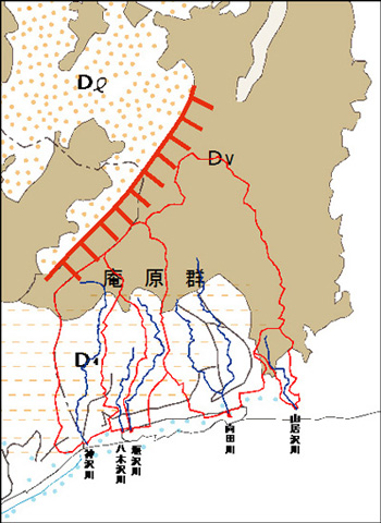 表層地質図の画像