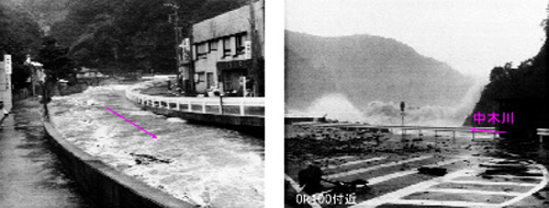 昭和54年10月 台風20号状況写真