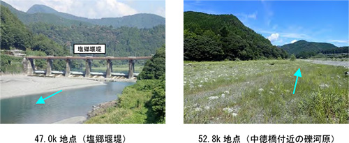 中流部の状況