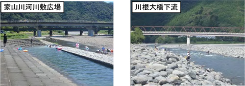 河川空間の利用状況