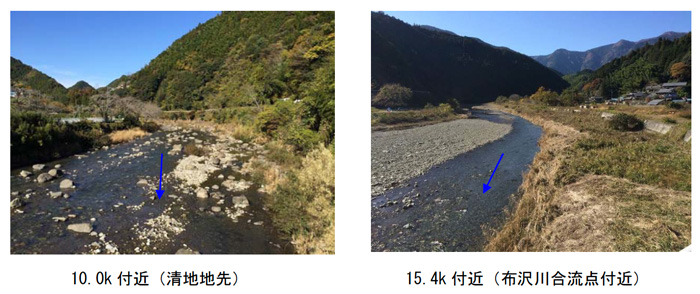 中流部の状況(1)