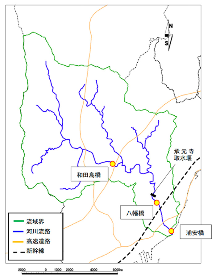 水質観測点位置