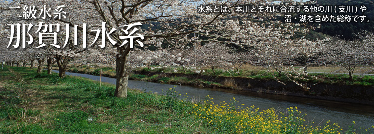 那賀川水系のホームページです