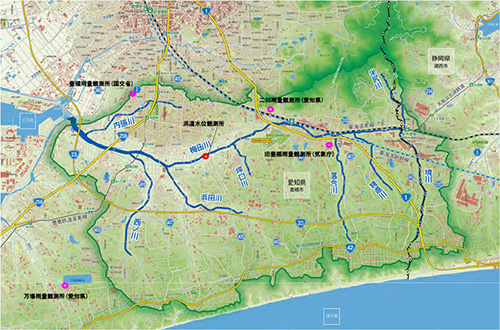 河川の概要図
