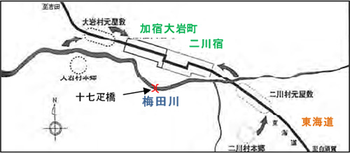 二川村と大岩村の移転