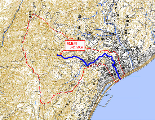 和瀬川流域概要図の画像