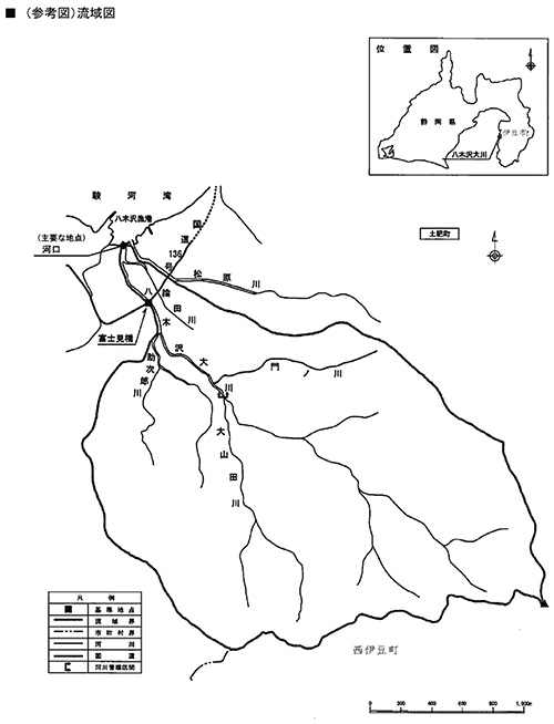 八木沢大川流域図