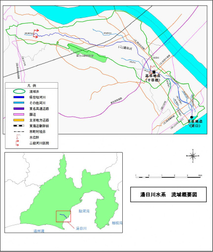 湯日川水系図
